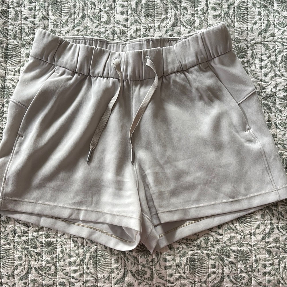 Lululemon Athletica Light Gray Athletic Shorts